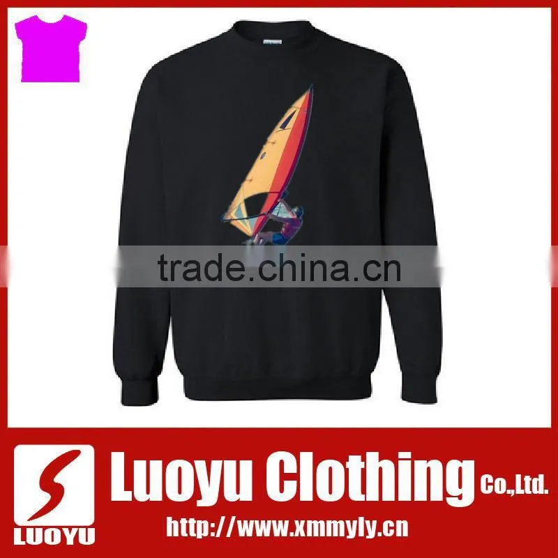 Custom design black sweatshirt