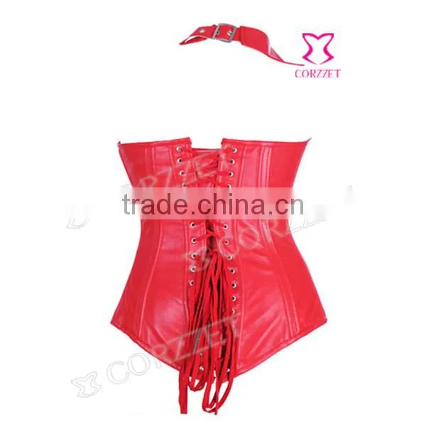 Wholesale Women Steel Boned Leather Bondage Corset