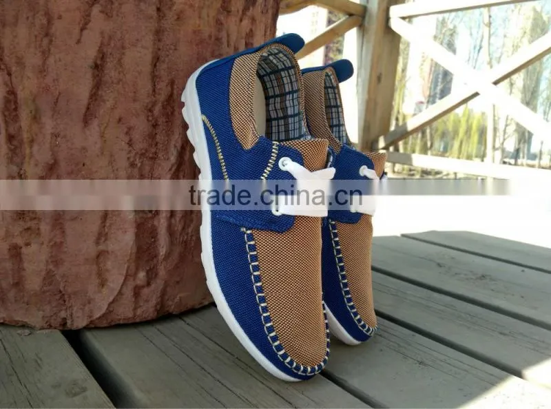 Lastest design alibaba china flat canvas shoe man trainers shoes 2017