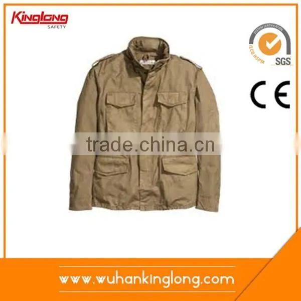 Mens cargo jacket multi pockets running jacket