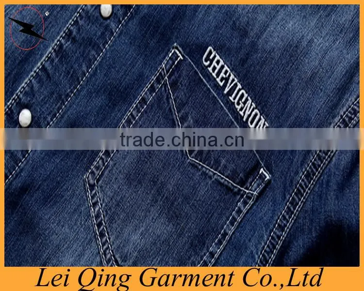 Mens Clothing Quality Denim Shirt for Men