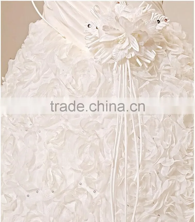 Beautiful Backless Bridal dress simple bride gowns