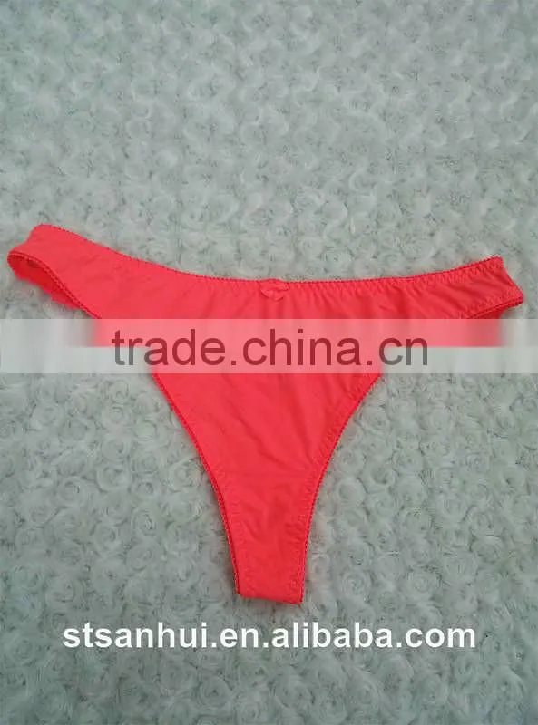Newest women micro panty stylish fluo lace thong underwear