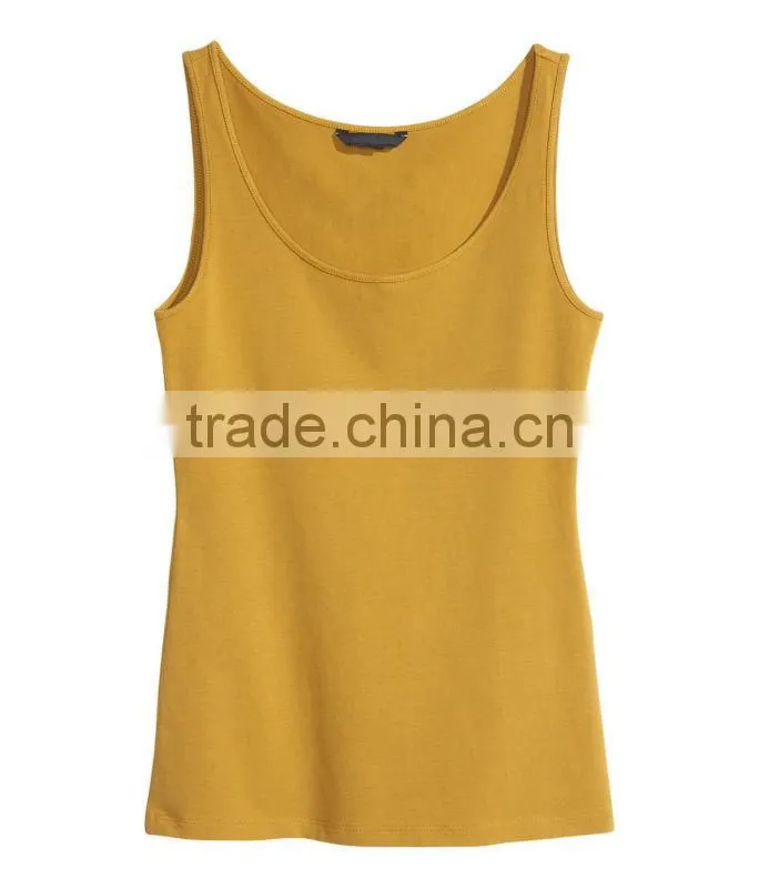 Soft Stretch Jersey Basic Vest Top