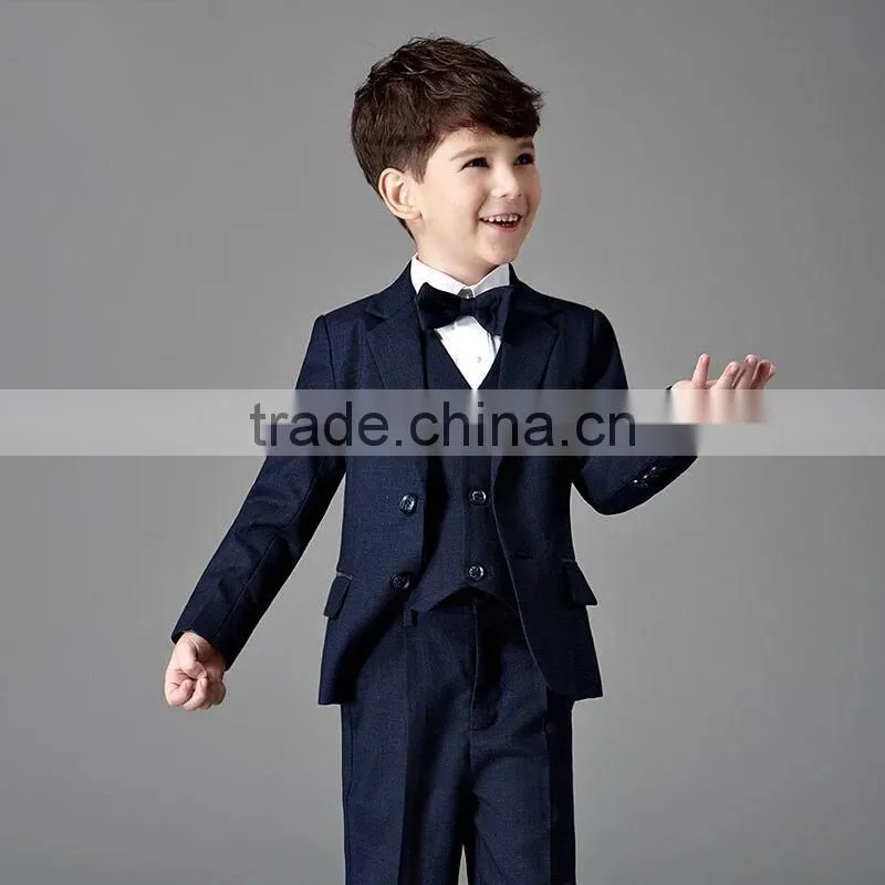 2016 New Spring Summer Boys Western-Style Clothes Set Kids Wedding Suit Formal Clothing B-NB-CS905-21