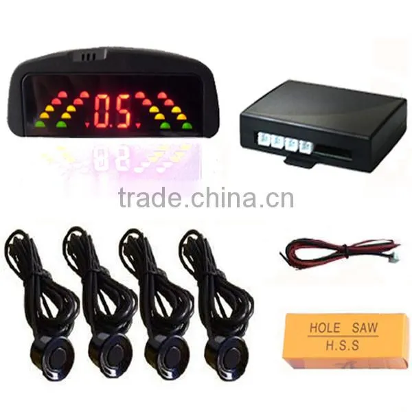 Rainbow LED wireless reverse camera and parking sensor--RD036C4