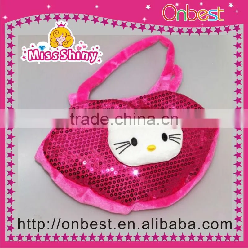 Cylinder Plush Handbag Purse Bag