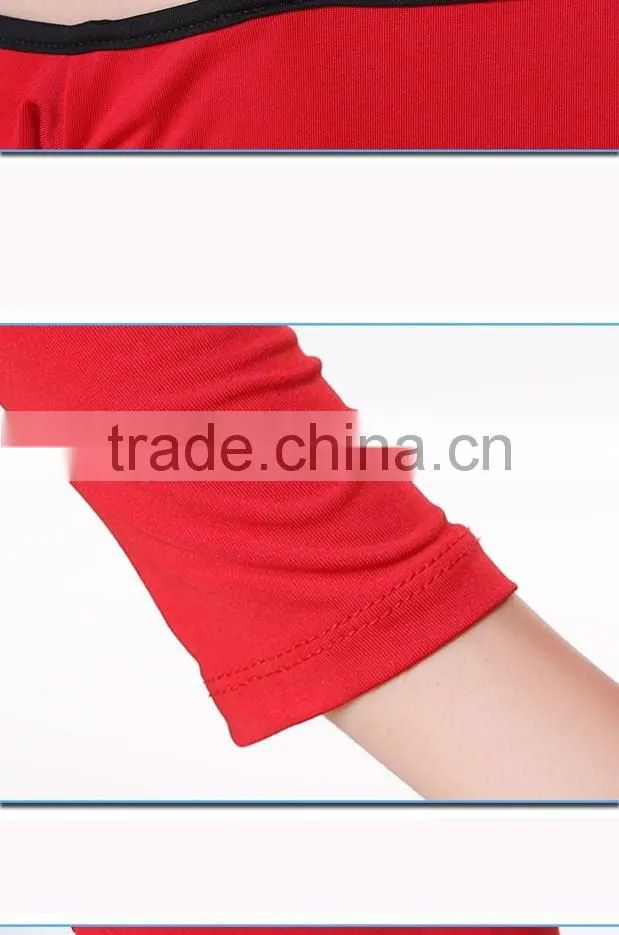 Child Kids Latin Salsa Dance Suit Short Sleeve Dance Costumes For Girls