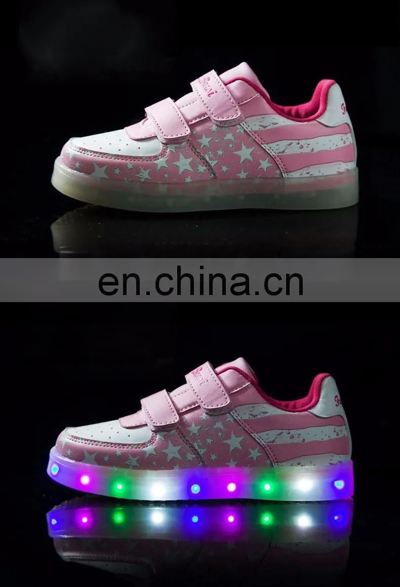 Wholesale kids shoes children's yeezy glowing shoes 2016