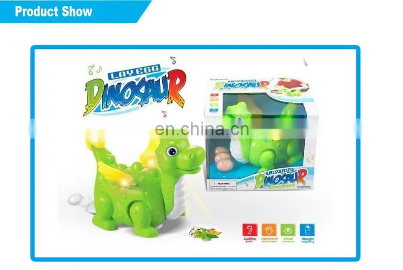 Kids novelty toys cartoon lay eggs dinosaur with projection