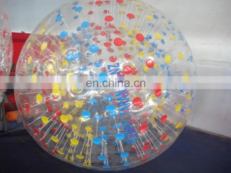 Attractive inflatable human grass plastic bubble ball pool zorb ball for sale