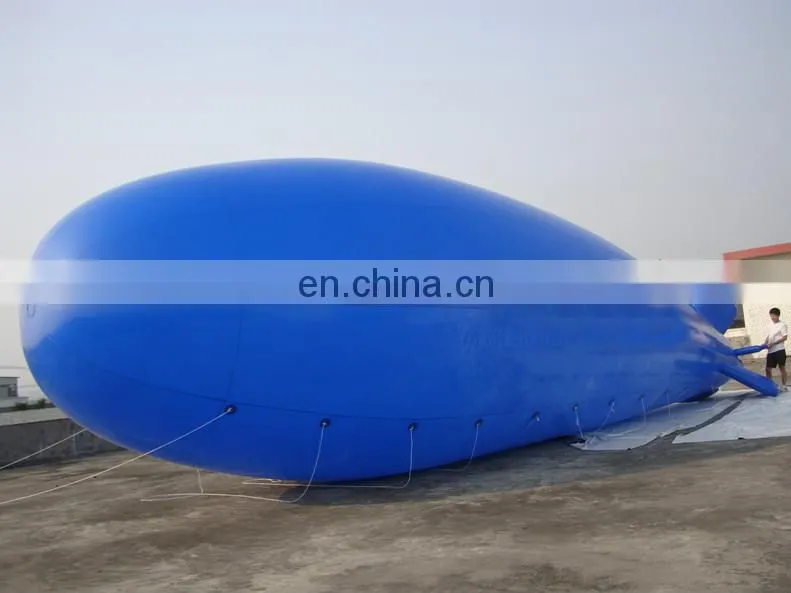 Promotional inflatable blimp, inflatable airship with logo printing for wedding