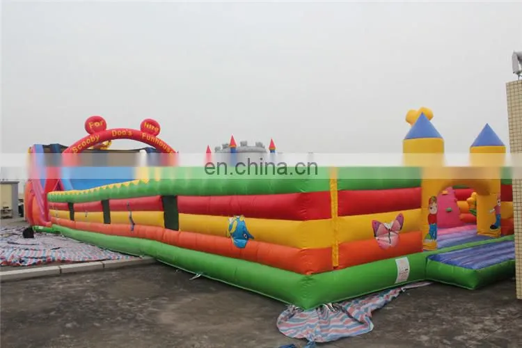 Giant kids outdoor toys inflatable fun city on sale