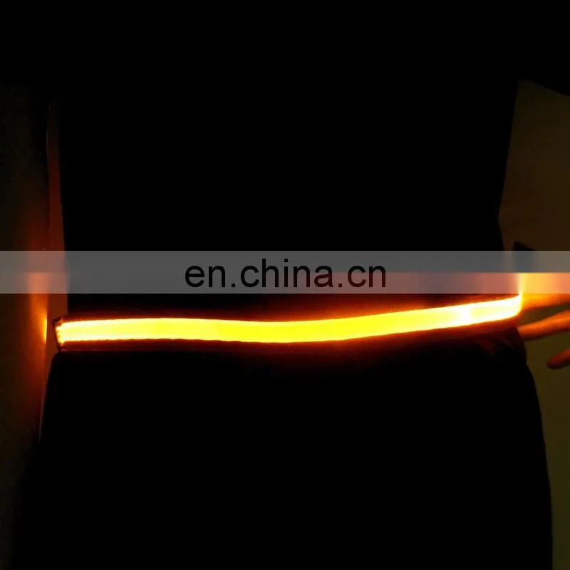 Best sale luminous flashing belt adjustable flashing belt running flashing belt