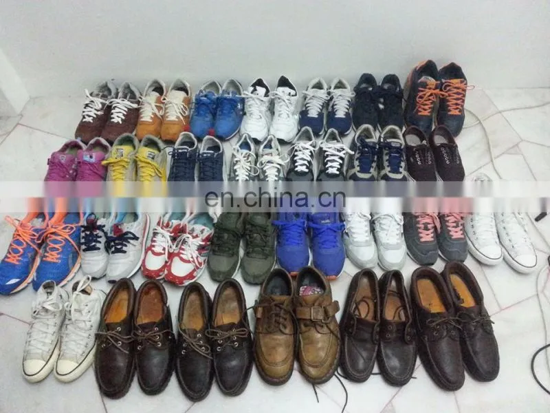 Cheap wholesale used shoes in china/second hand clothes in bales for uganda