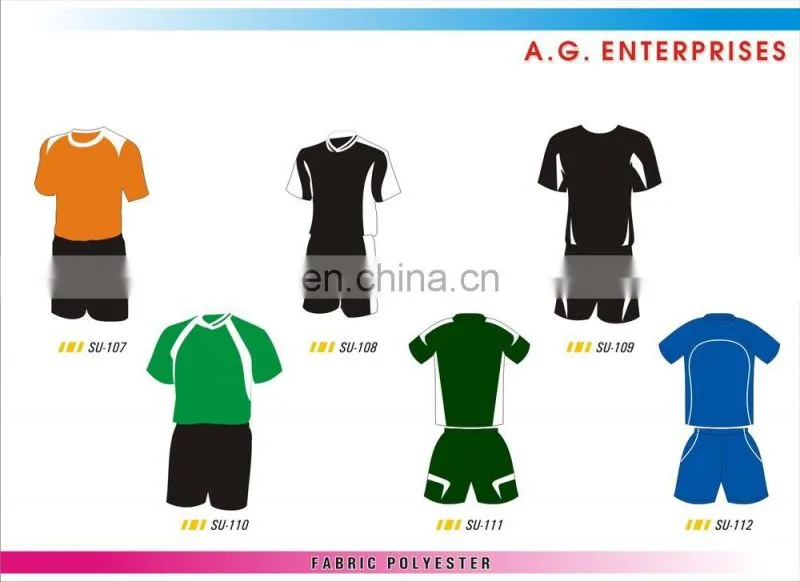 Soccer Jersey Custom Design Direct from manufacturer High quality Performance Fabric
