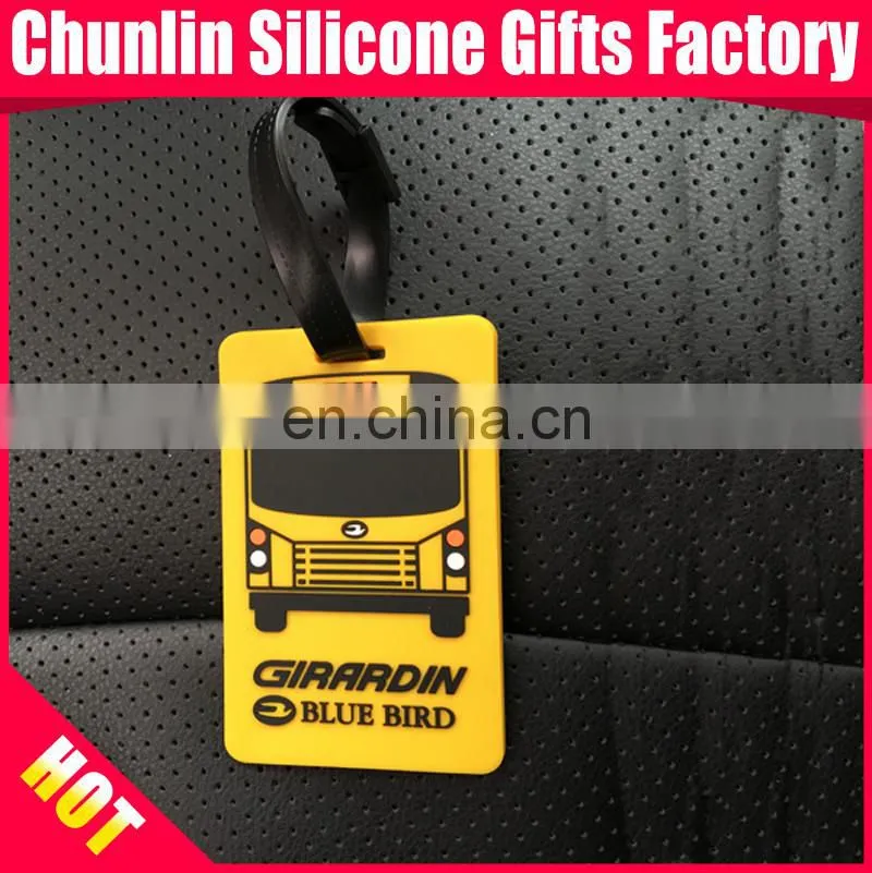Customized PVC luggage tag for travelling