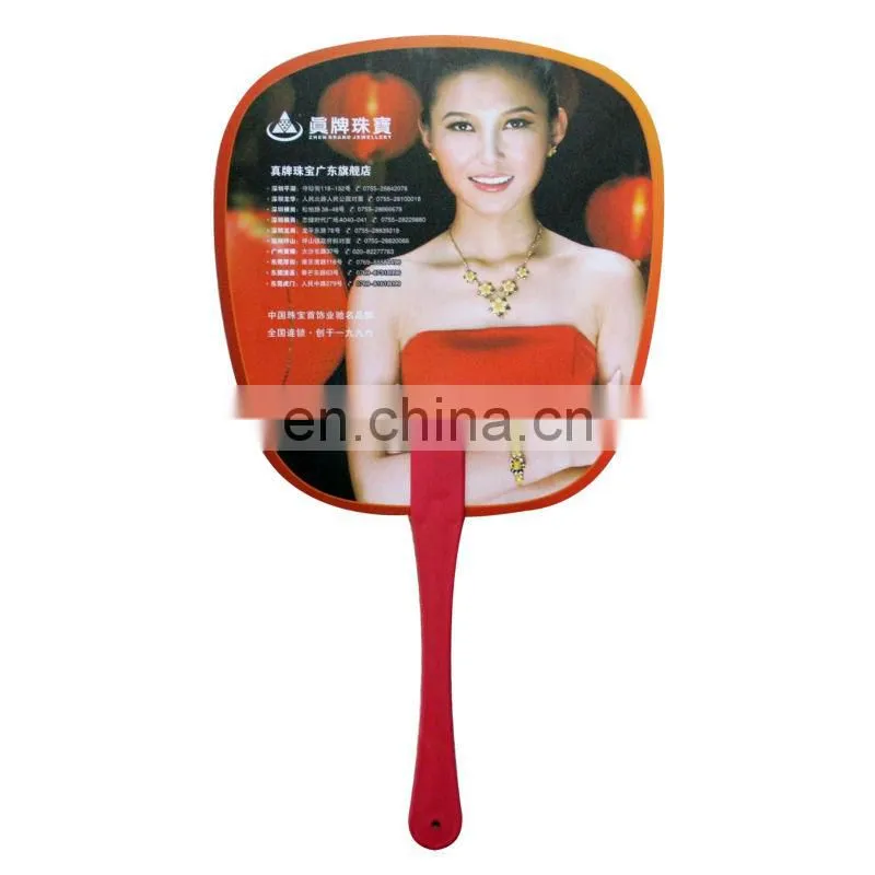 1st class quality branding ad logo photo OEM paper fan print