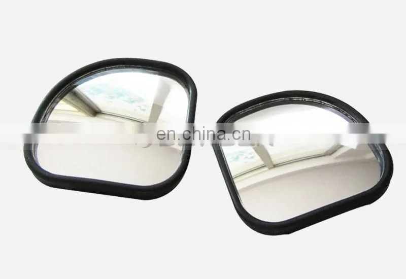 Car Front Two Side Mirror Round Double Sided Mirror for Universal Use