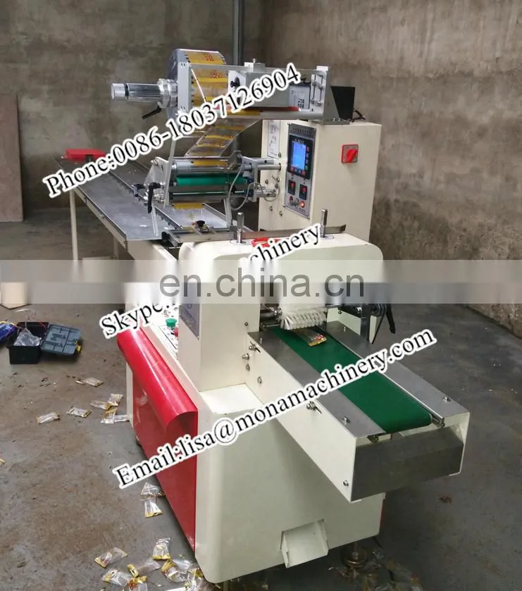 small scale horizontal sachet pouch bread packaging machine