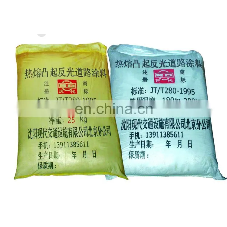 Thermoplastic Vibration Line Road Marking Paint with White Yellow Available