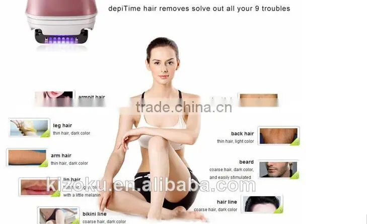 Japan design depitime handy hair removal with pattern,Hair removal for home use