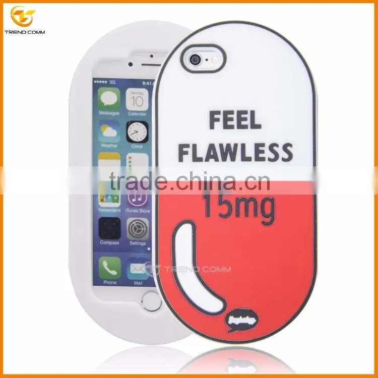 alibaba wholesale pill silicone cellular case for iphone 6 plus