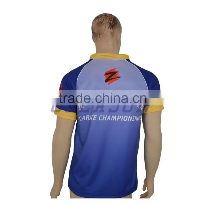 high quality OEM design pattern striped rugby jersey for tournament training