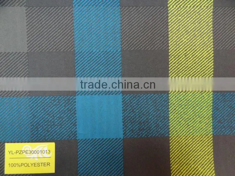 300T 100% Polyester Pongee Stripe Printed Fabric