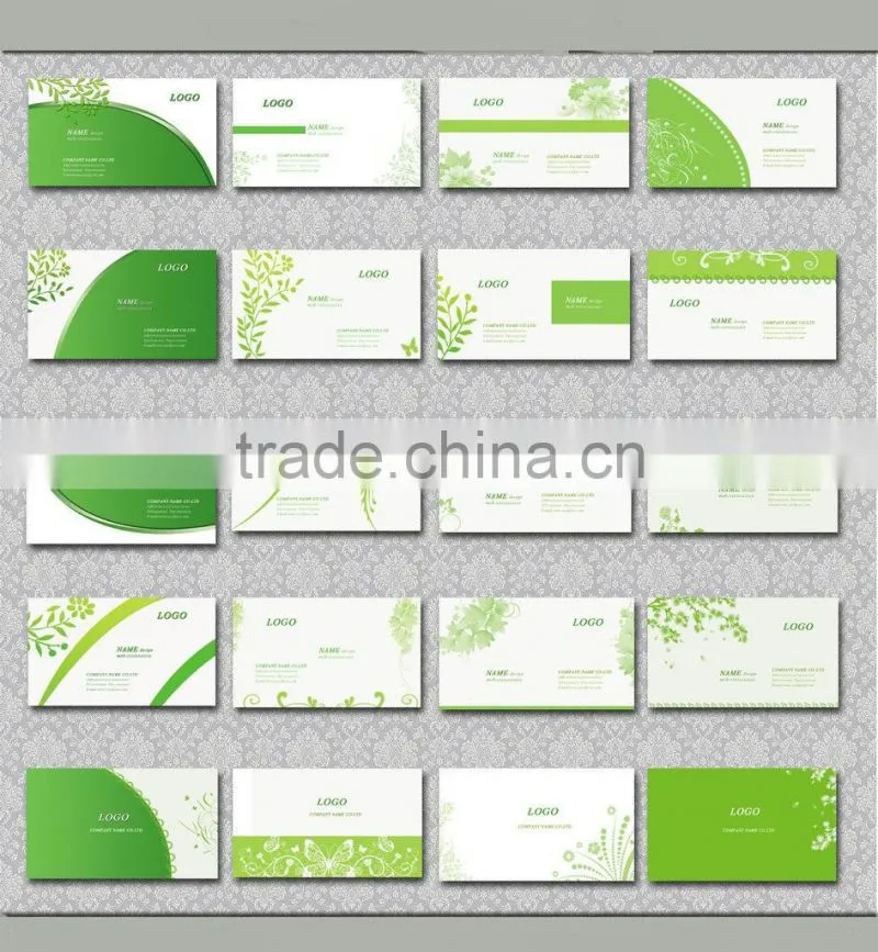 Gold embossed professional business card