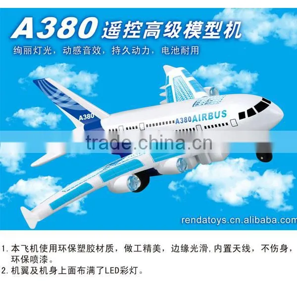 Airbus A380 Aircraft with Music and Lighting Toys 4 CH RC Airplane Best Gift For Children