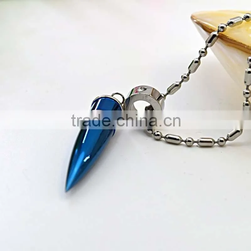 China Jewelry Wholesale Hand Made Jewelry Pen Head Steel Pendants