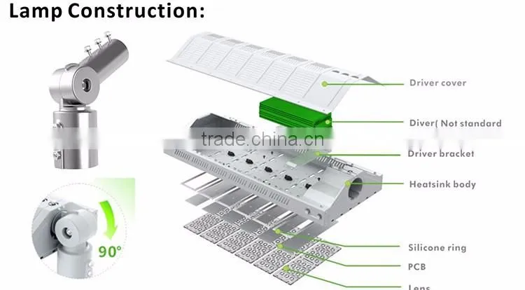 High power lighting 200w led street lamp los angeles led street lights