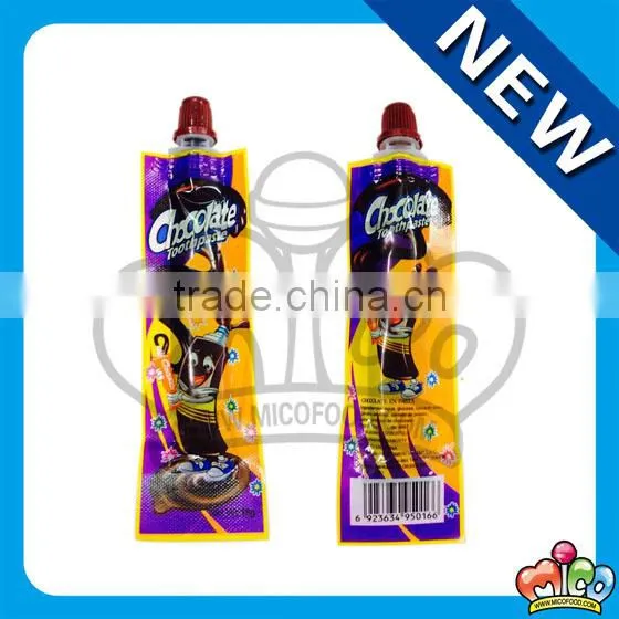 toothpaste chocolate paste in tube