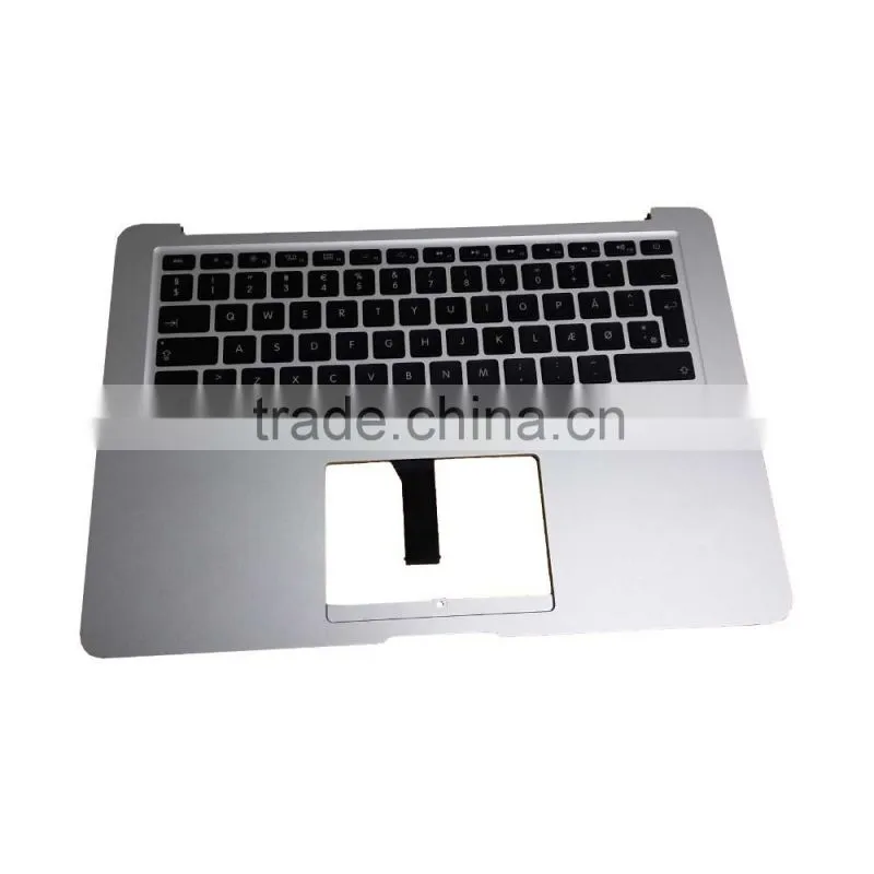 Hot selling 2015 Danish layout For Apple MacBook Air 13" A1466 Top case with keyboard