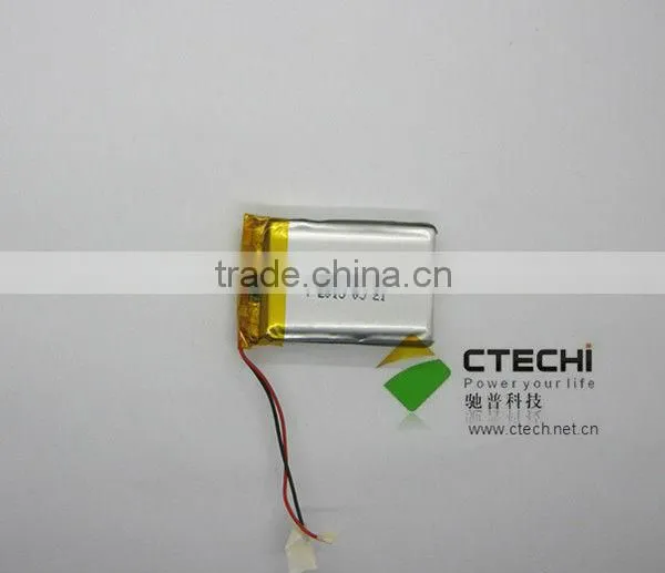 3.7v 1800mah li polymer battery 103450 li-ion prismatic battery