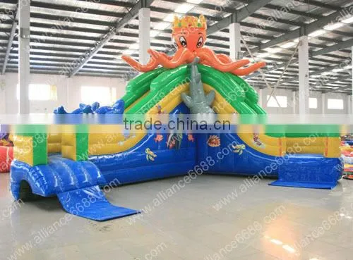 New octopus high quality water slide with cheap price