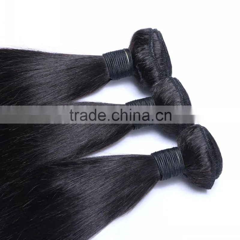 Cheap remy virgin human hair weaving Peruvian straight hair