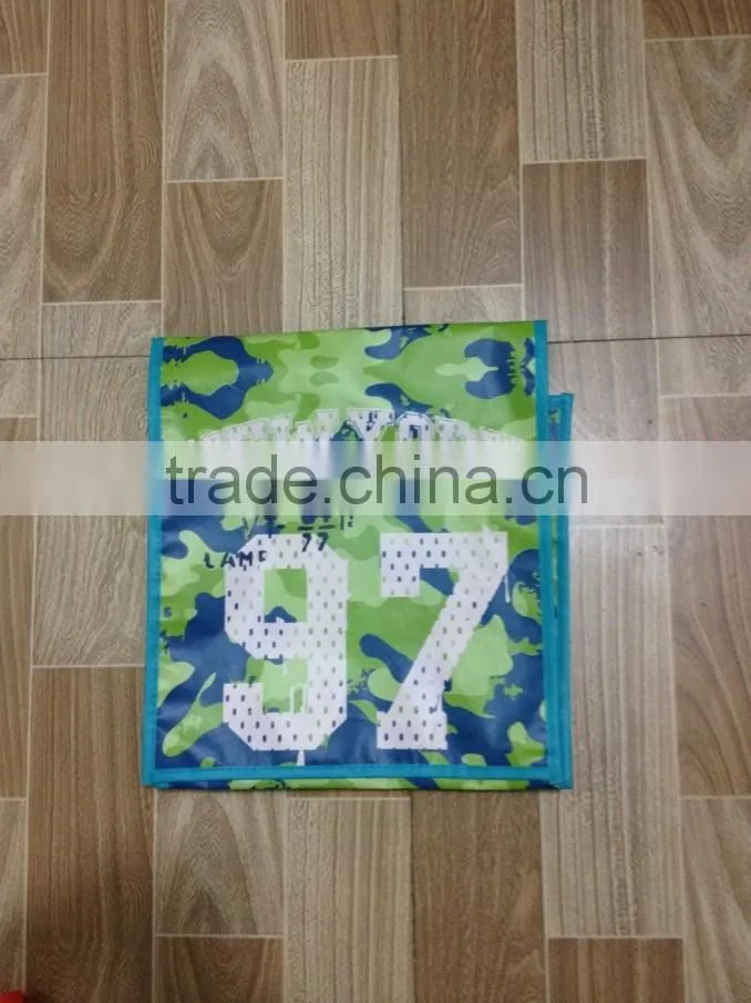 2014 kids love design pp lamination custom woven school bag