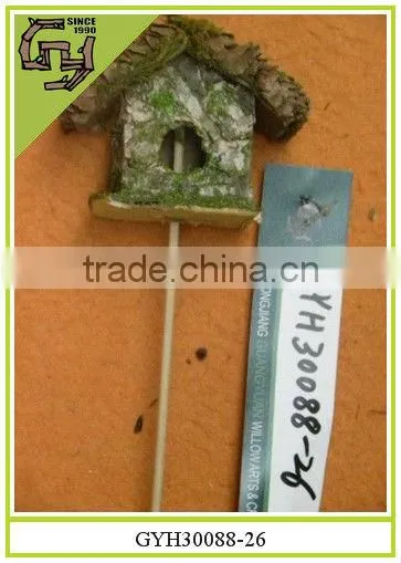 2014 handmade small decorative rattan and raw bird nest