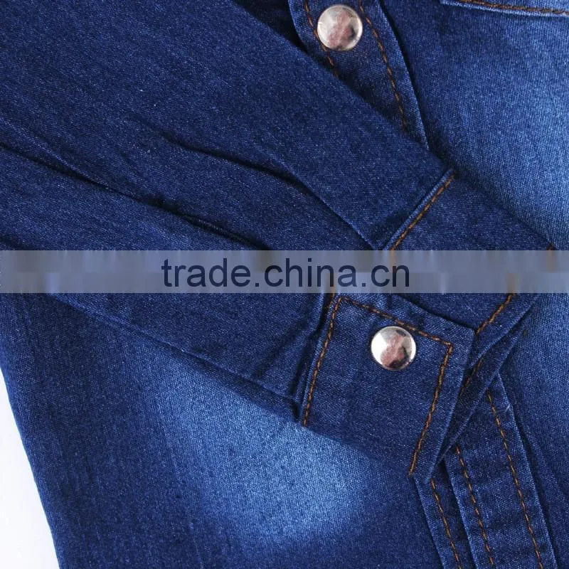 Hot Sale 2016 European and American boys denim jacket + white T-shirt + star pants