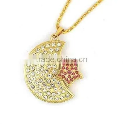 hotsales 8 GB Jewelry USB Flash Drive Necklace for lady gift