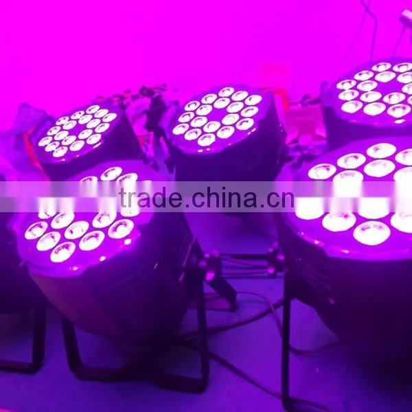 18 RGBWA UV led par6in1 light factory wholesale cheap price 18*18w high brightness top quality