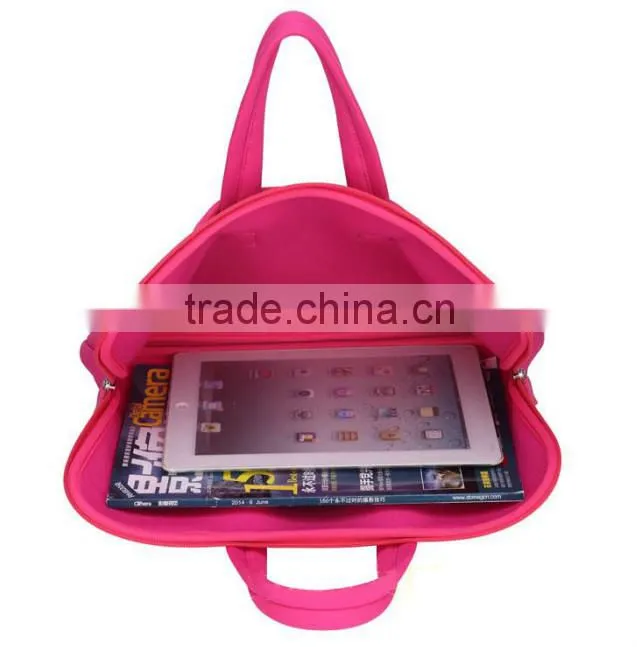tablet neoprene case with Portable belt, notebook case