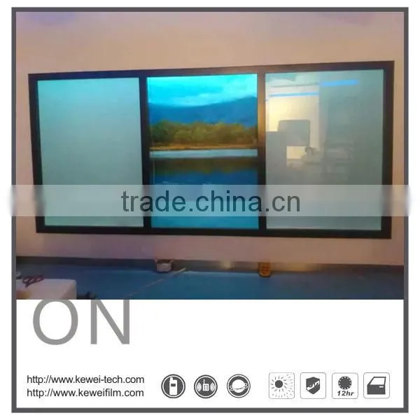 CE Certificated 5+5mm High-clear smart glass for villa,switchable smart glass