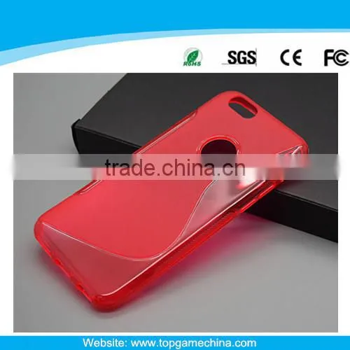 High Quality S Line TPU Case for iphone 6 mobile phone case