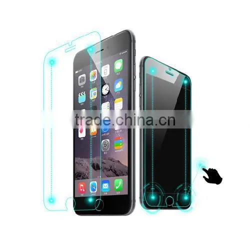 smart key tempered glass screen protector for iphone 6/6plus, added a return key on the screen protector