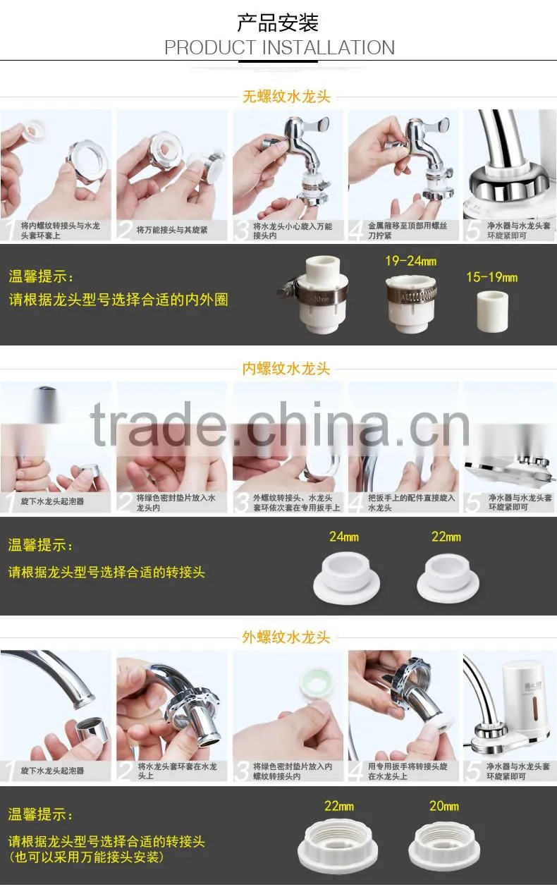 high effective home use water filter system