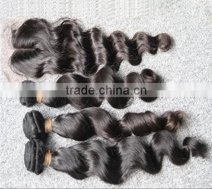 Unprocessed Raw Virgin hair weaving machine hair weft brazilian Virgin Hair weave