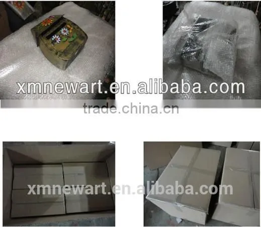 China metal mailboxes for letters hand made garden decoration mailing box